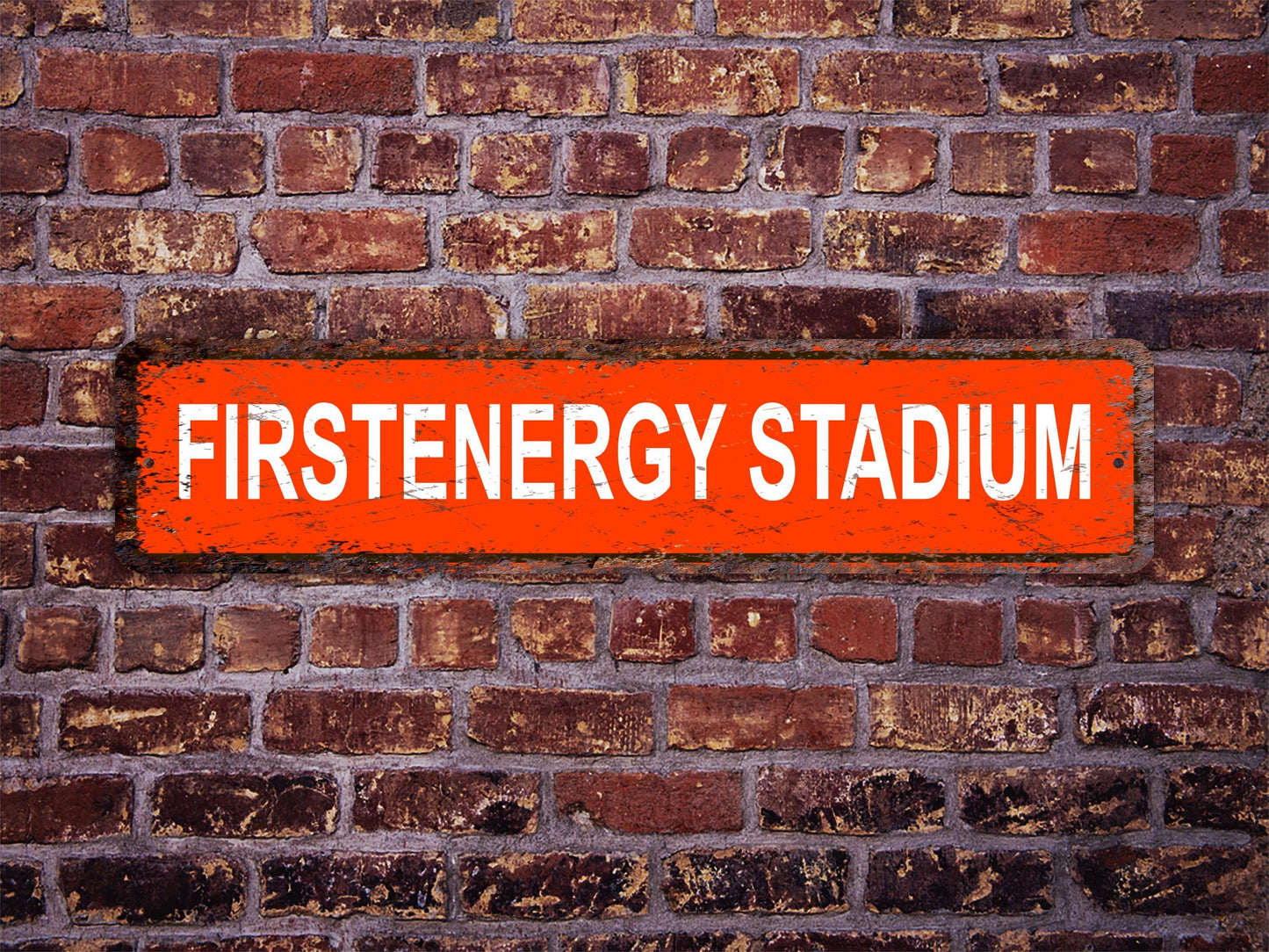 FirstEnergy Stadium Street Sign Cleveland Browns Football