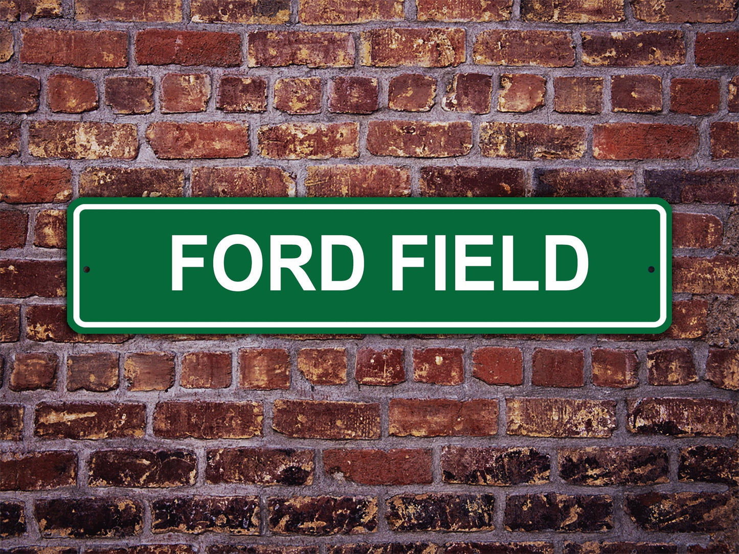 Ford Field Street Sign Detroit Lions Football