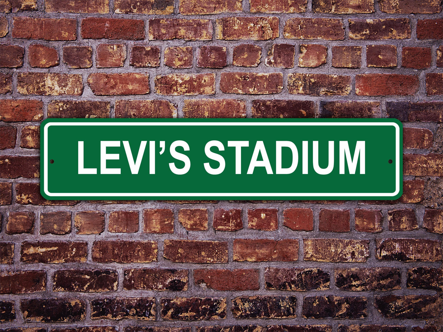 Levi's Stadium Street Sign San Francisco 49ers Football