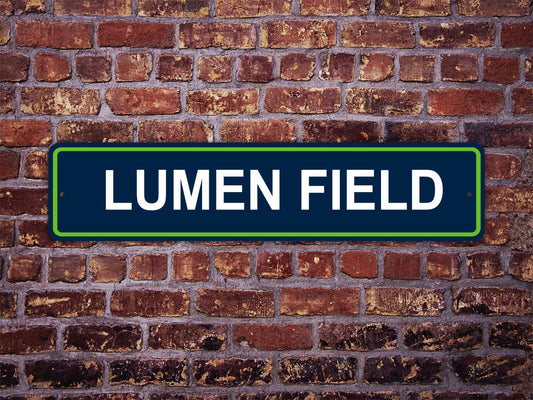 Lumen Field Street Sign Seattle Seahawks Football