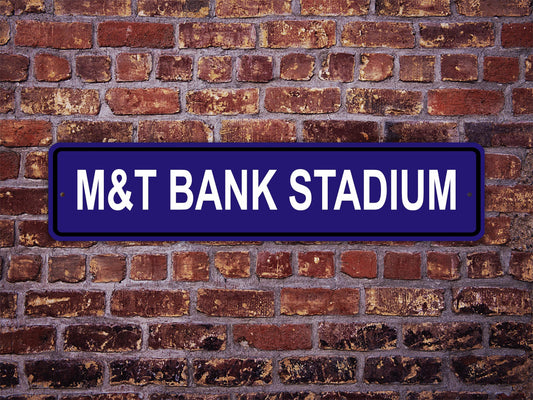 M&T Bank Stadium Street Sign Baltimore Ravens Football