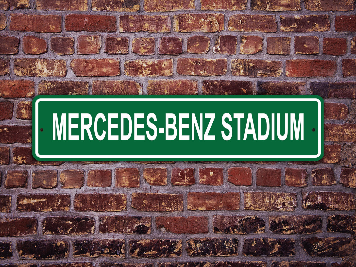 Mercedes-Benz Stadium Street Sign Atlanta Falcons Football