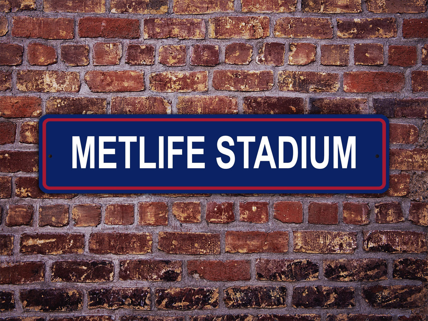 MetLife Stadium Street Sign New York Giants Jets Football