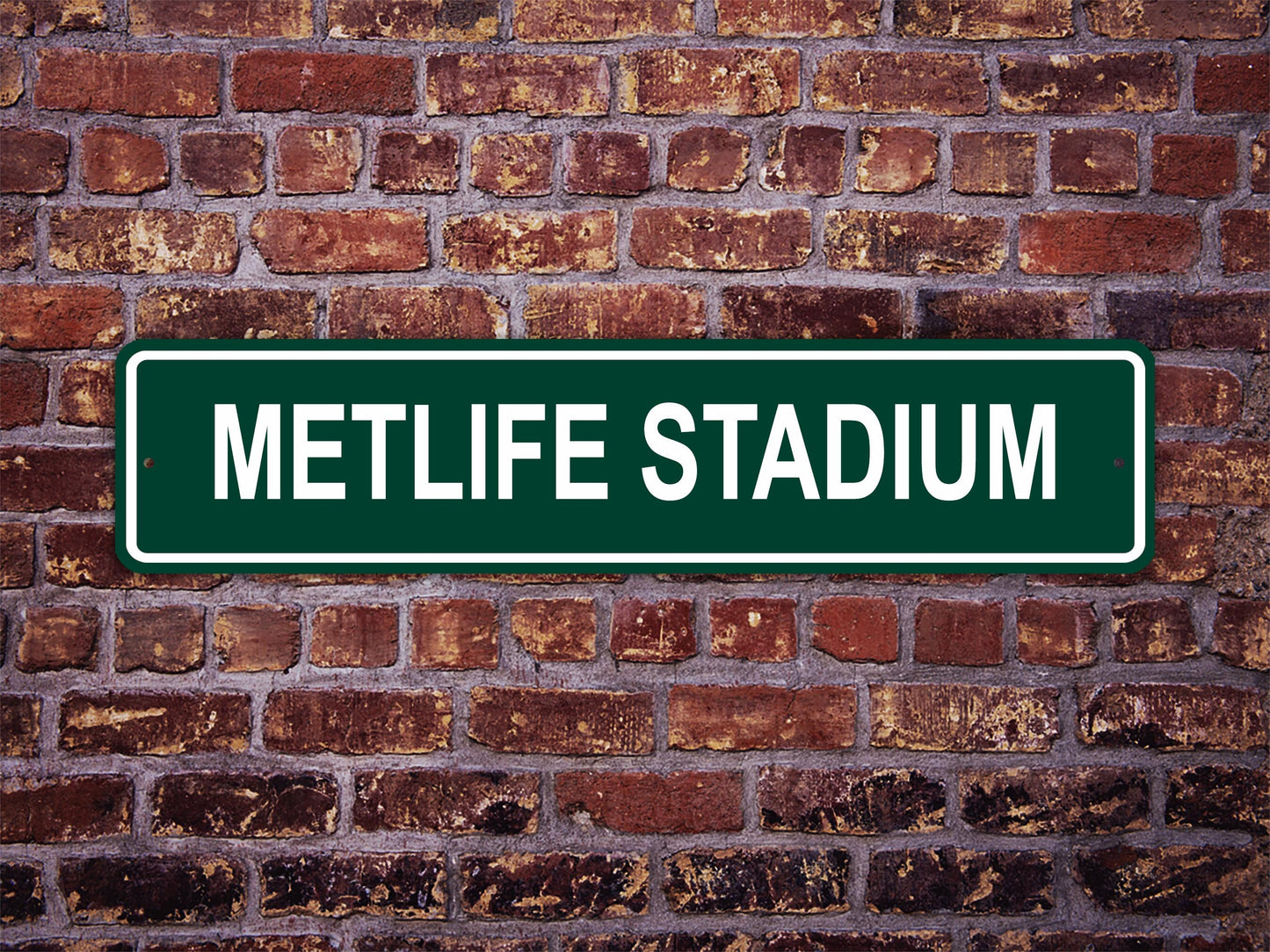 MetLife Stadium Street Sign New York Giants Jets Football