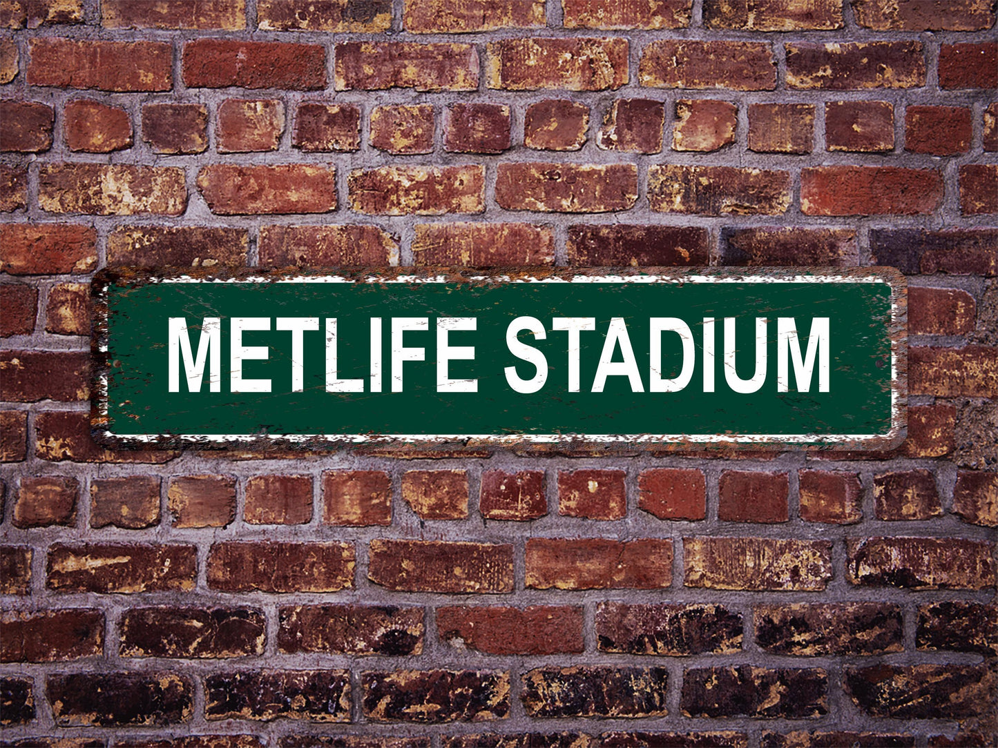 MetLife Stadium Street Sign New York Giants Jets Football