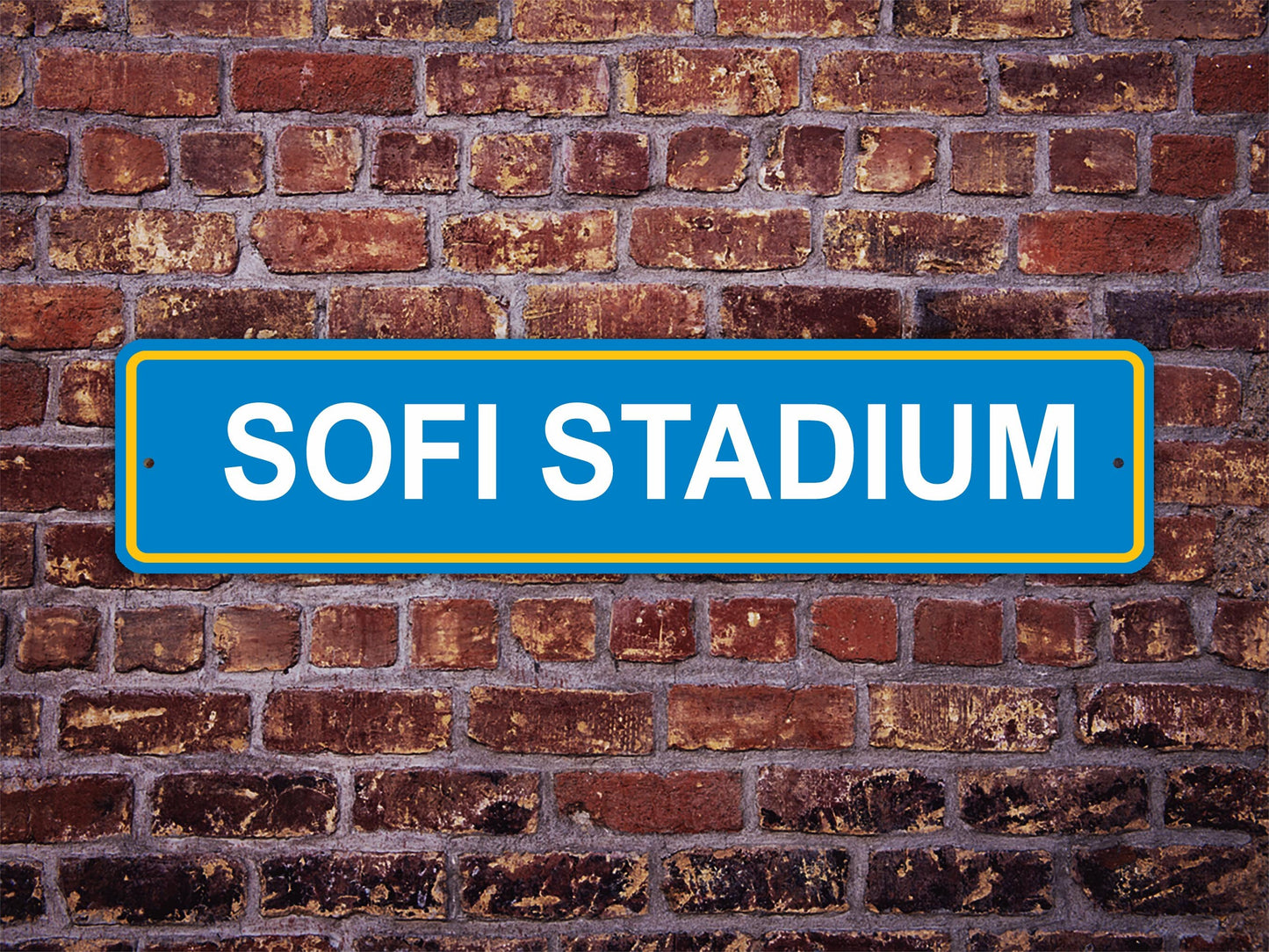 Sofi Stadium Street Sign Los Angeles Chargers Rams Football