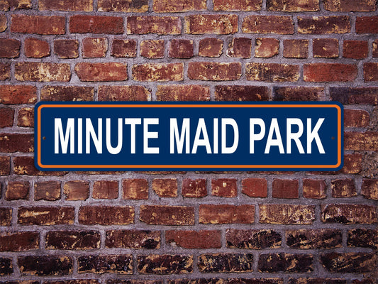 Minute Maid Park Street Sign Houston Astros Stadium Space City Baseball Road