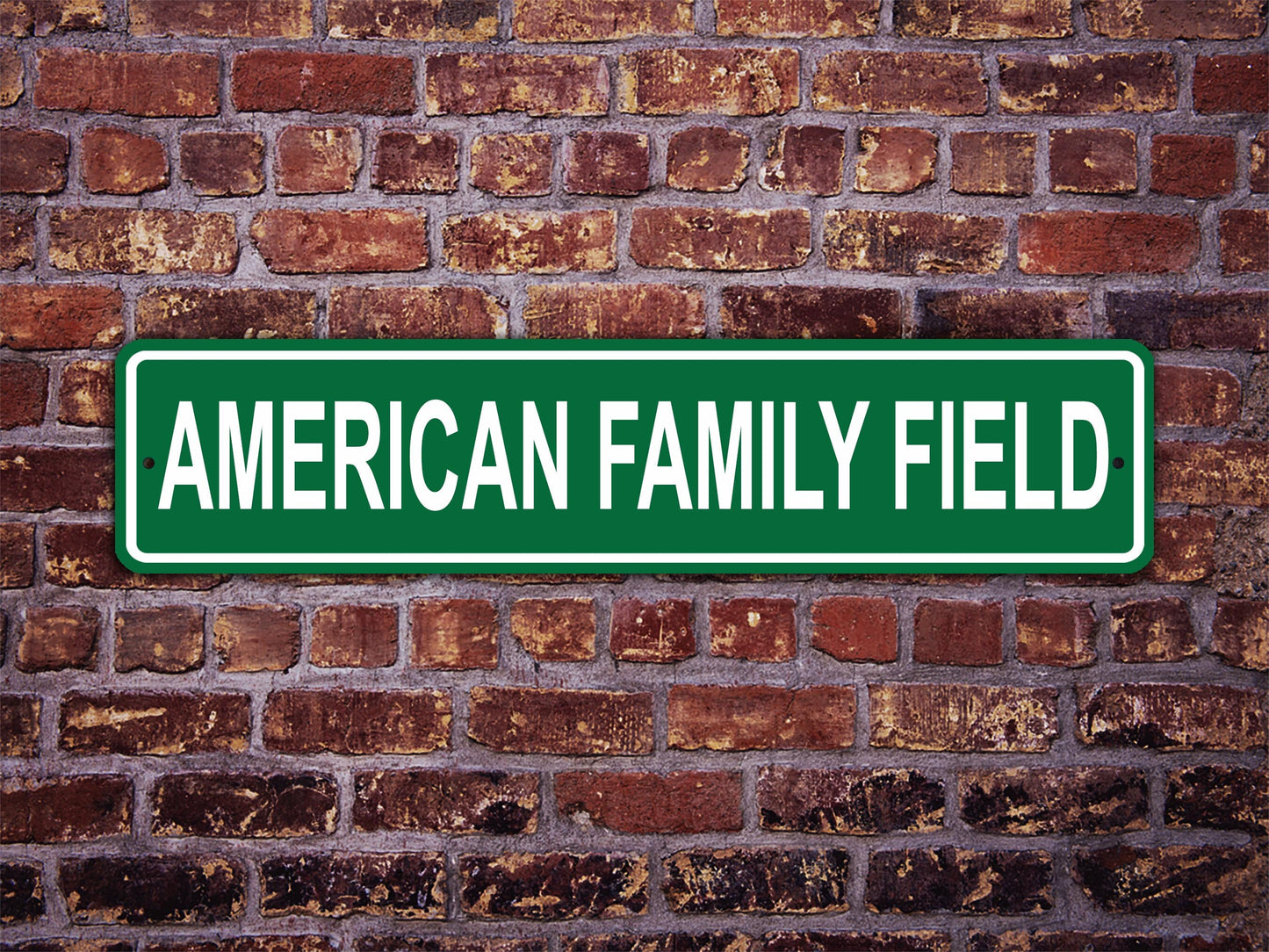 American Family Field Street Sign Milwaukee Brewers Stadium Miller Park Baseball Road