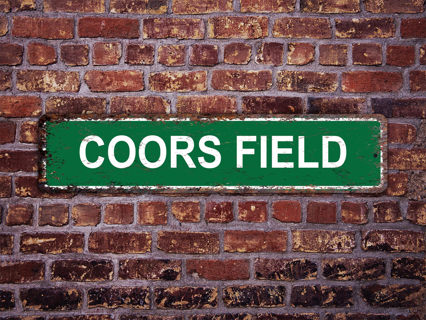 Coors Field Street Sign Colorado Rockies Baseball Road