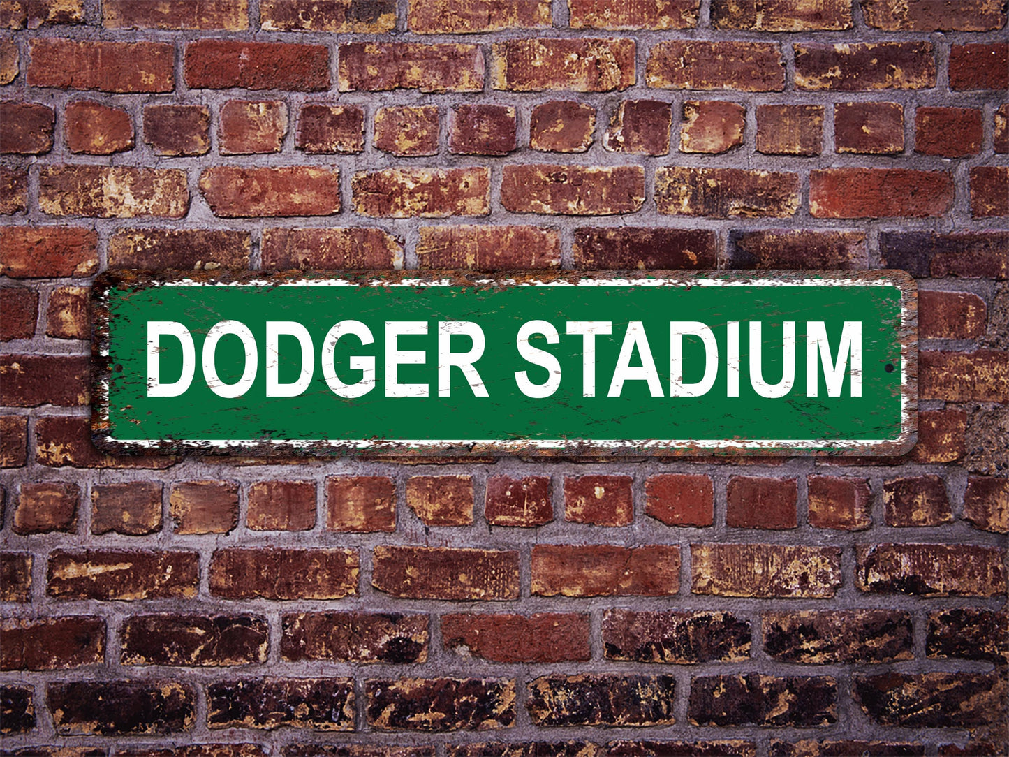 Dodger Stadium Street Sign Los Angeles Dodgers Baseball Road