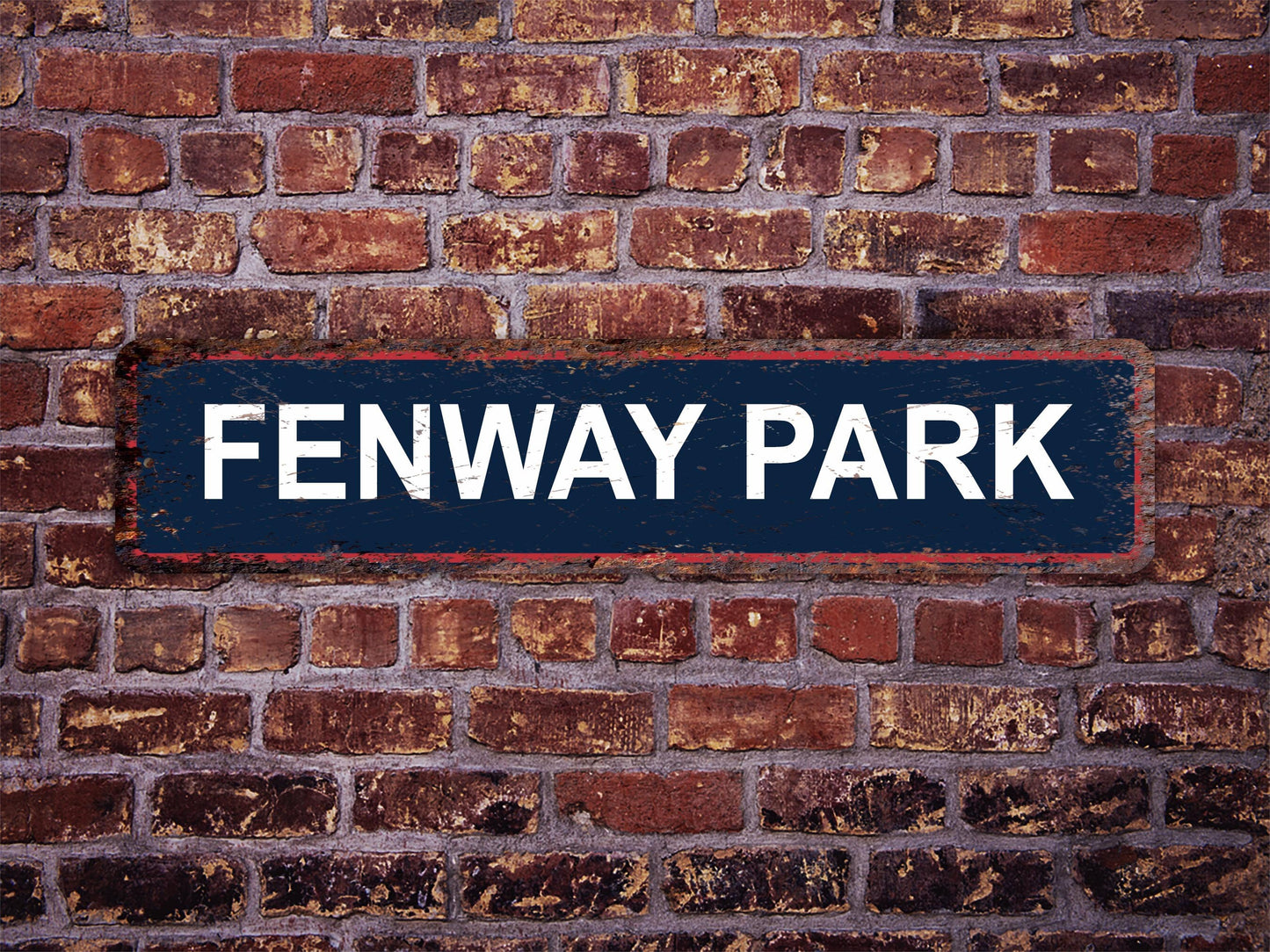 Fenway Park Street Sign Boston Red Sox Baseball Road