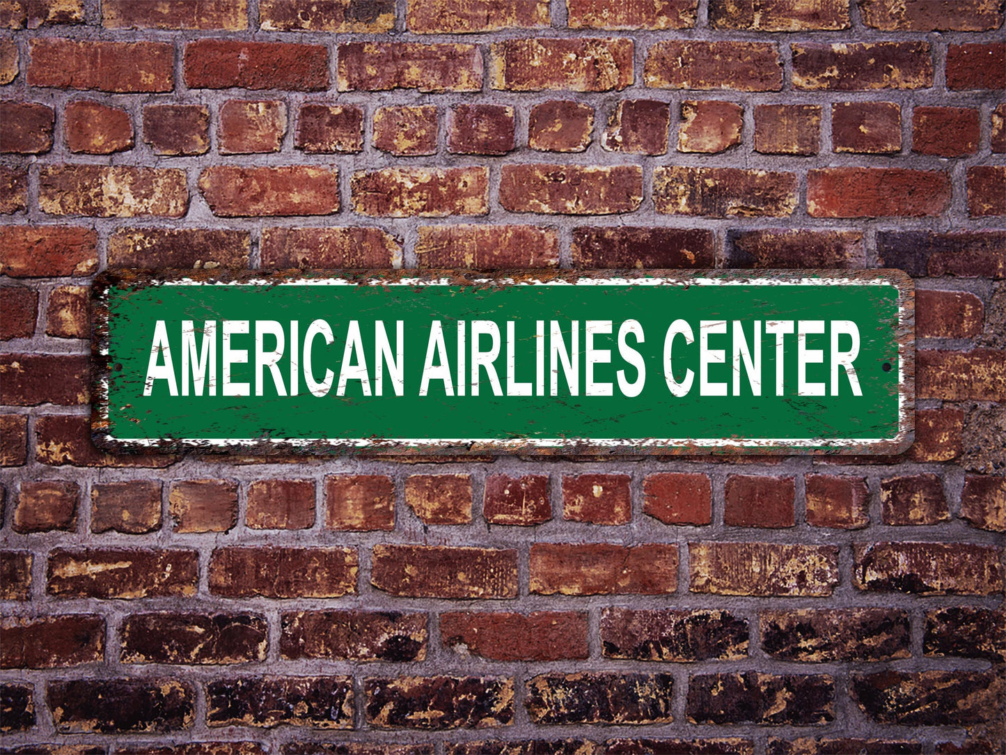 American Airlines Center Street Sign Dallas Mavericks Basketball