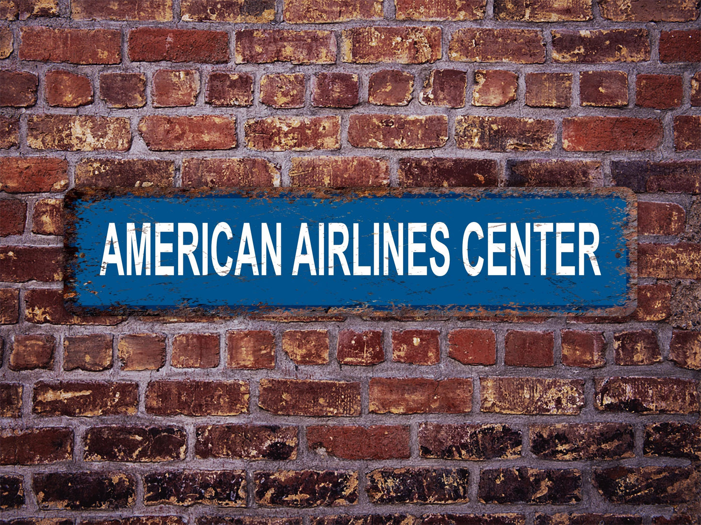 American Airlines Center Street Sign Dallas Mavericks Basketball