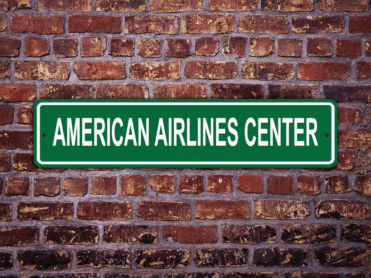 American Airlines Center Street Sign Dallas Mavericks Basketball