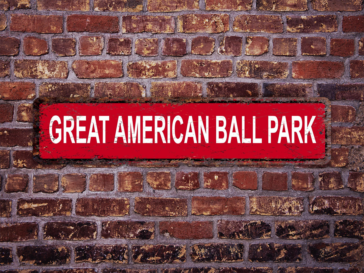 Great American Ball Park Street Sign Cincinnati Reds Baseball Road