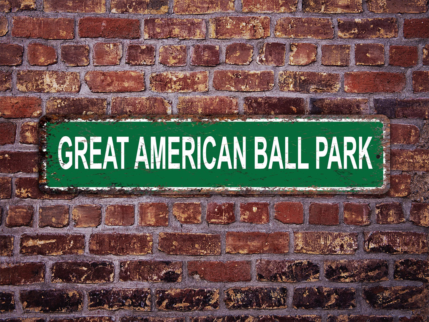 Great American Ball Park Street Sign Cincinnati Reds Baseball Road