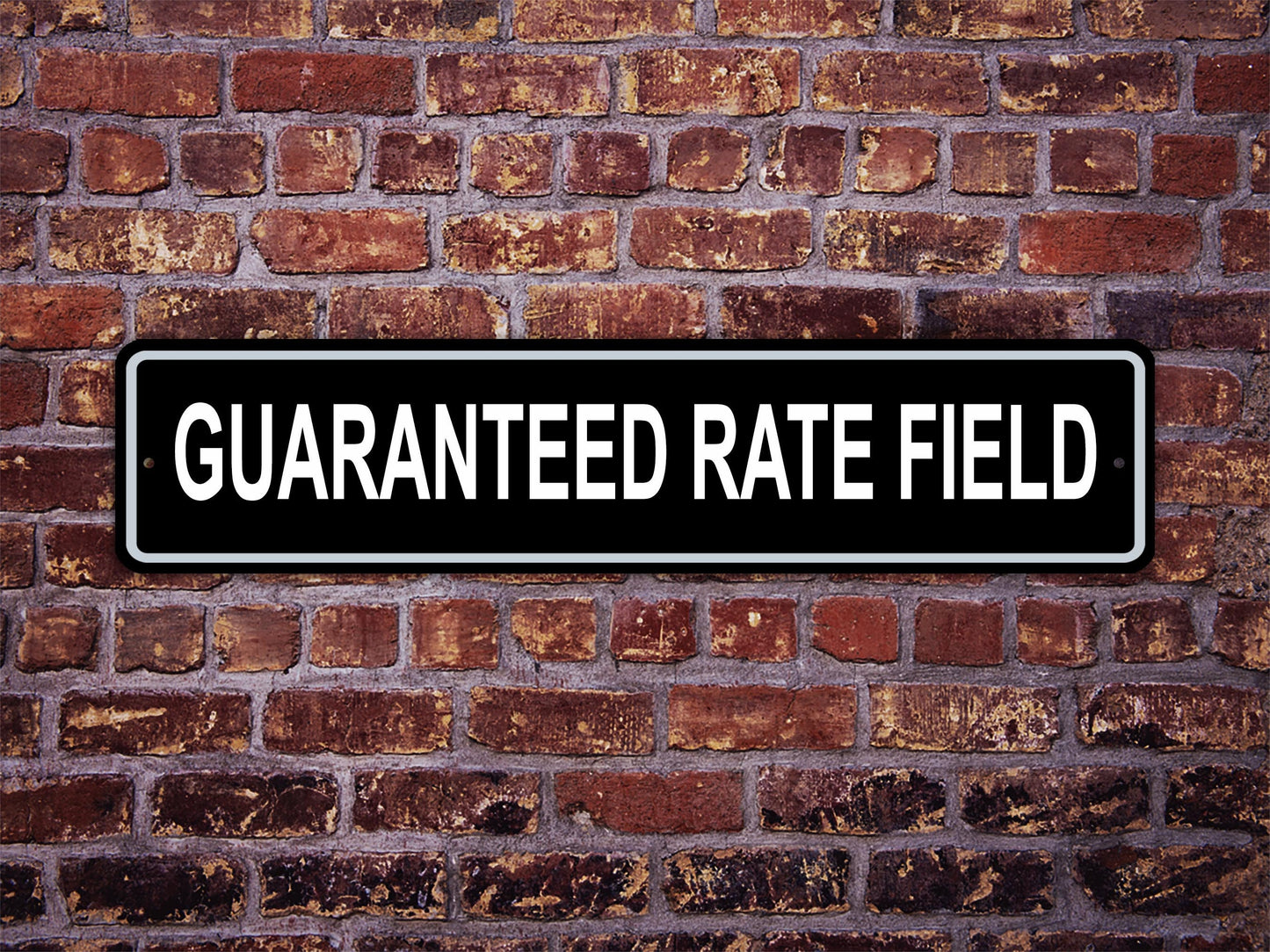 Guaranteed Rate Field Street Sign Chicago White Sox Baseball Road