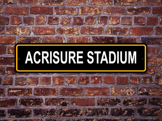 Acrisure Stadium Street Sign Pittsburgh Steelers Football