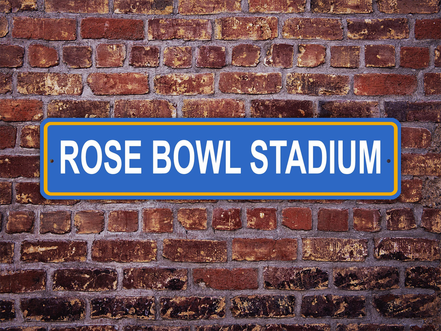 Rose Bowl Stadium Street Sign UCLA Bruins Football