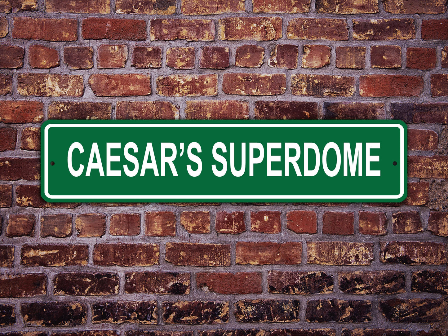 Caesar's Superdome Street Sign New Orleans Saints Football