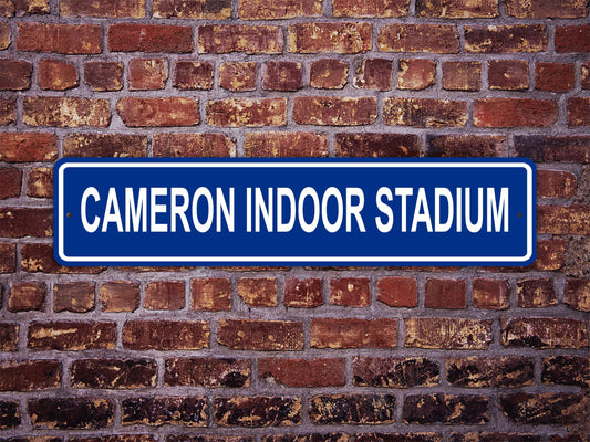 Cameron Indoor Stadium Street Sign Duke University Basketball