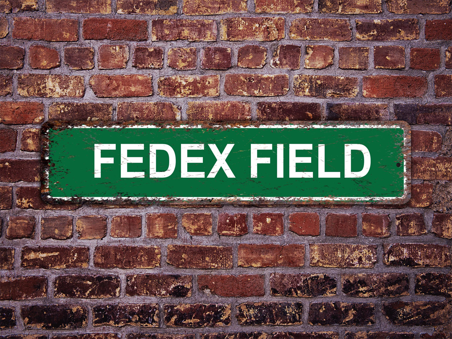 FedEx Field Street Sign Washington Commanders Football