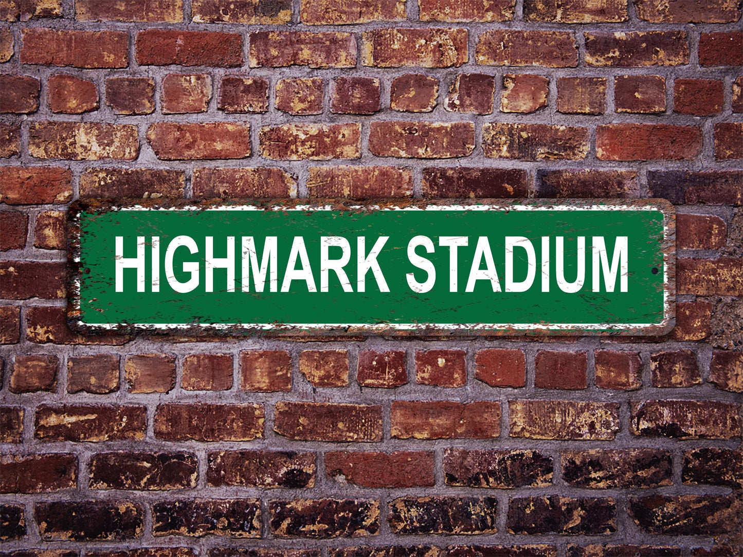 Highmark Stadium Street Sign Buffalo Bills Football