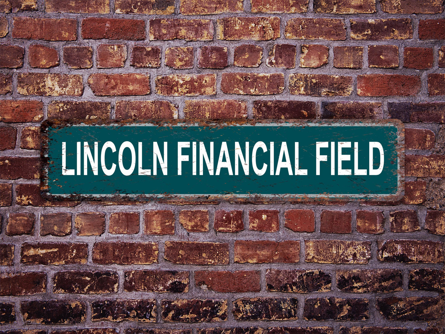 Lincoln Financial Field  Street Sign Philadelphia Eagles Football