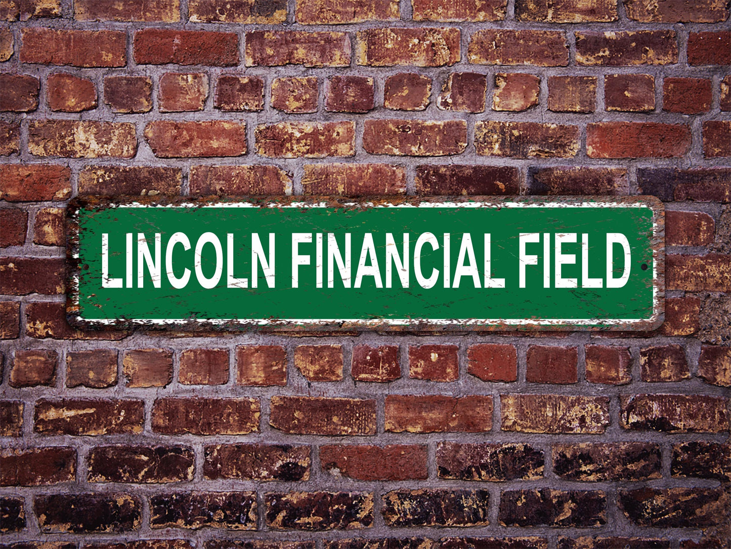 Lincoln Financial Field  Street Sign Philadelphia Eagles Football