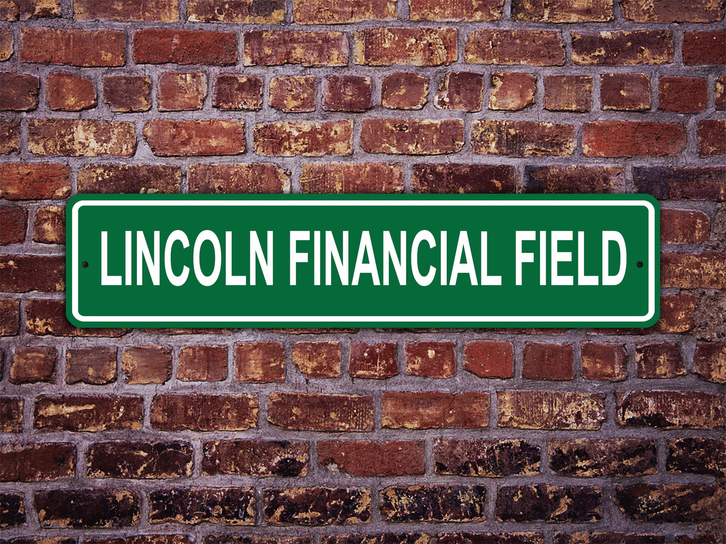 Lincoln Financial Field  Street Sign Philadelphia Eagles Football