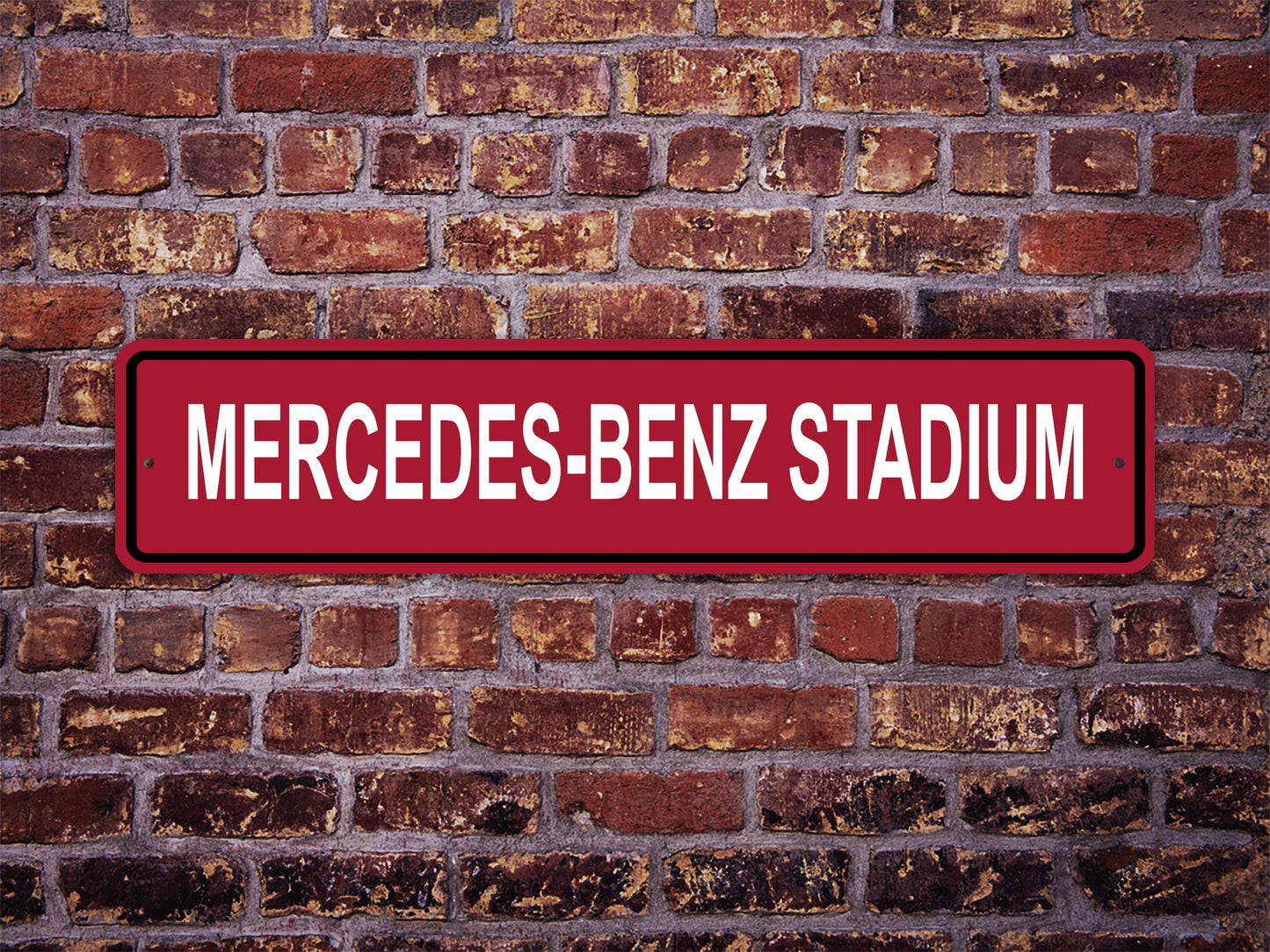 Mercedes-Benz Stadium Street Sign Atlanta Falcons Football