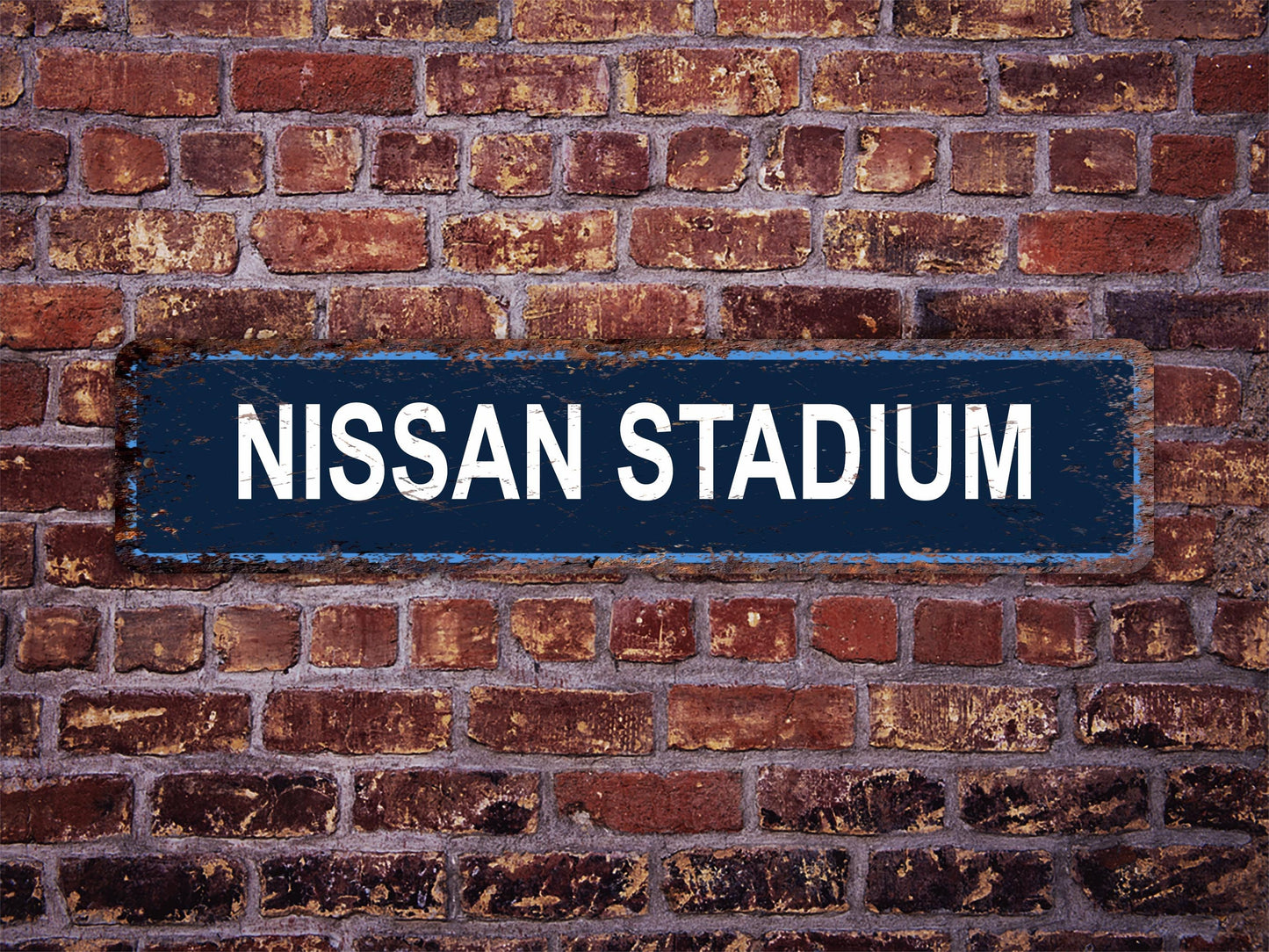 Nissan Stadium Street Sign Tennessee Titans Football