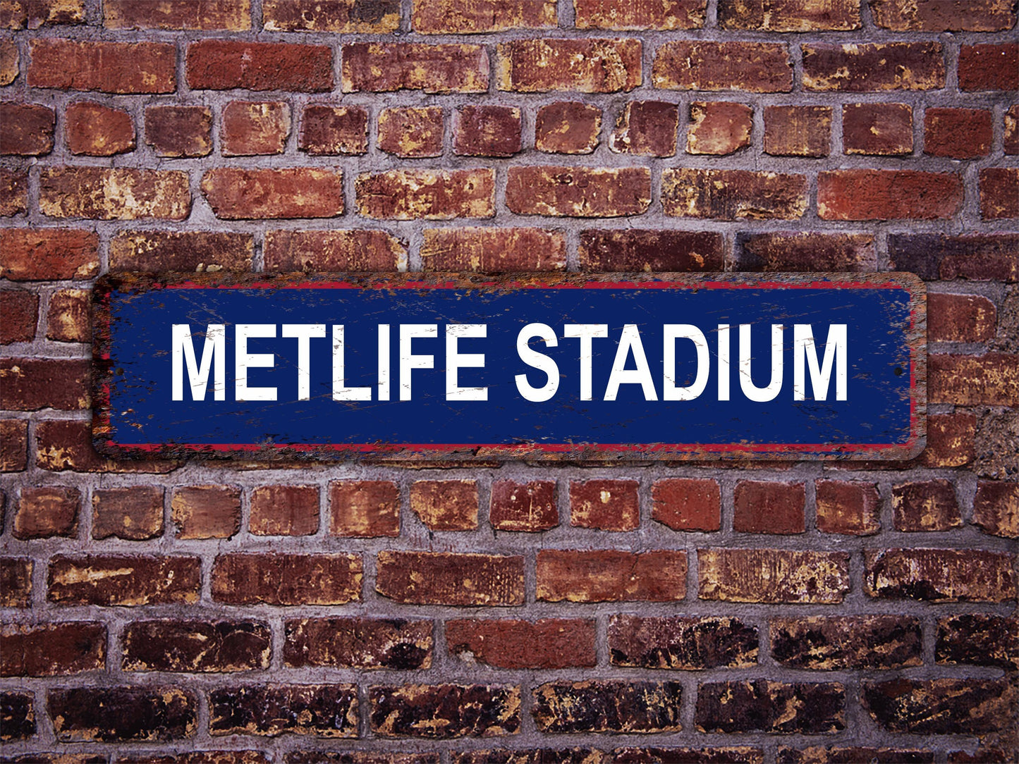 MetLife Stadium Street Sign New York Giants Jets Football