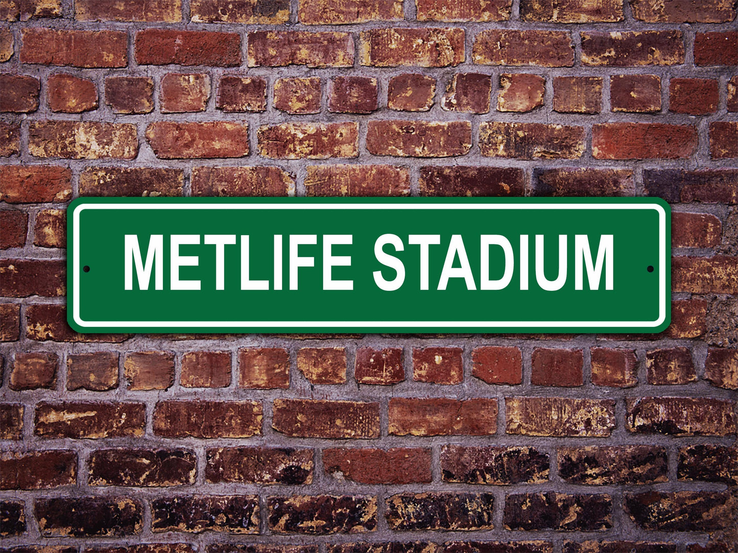 MetLife Stadium Street Sign New York Giants Jets Football