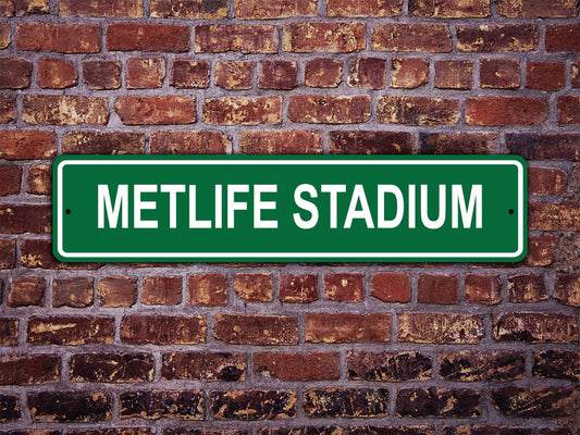 MetLife Stadium Street Sign New York Giants Jets Football