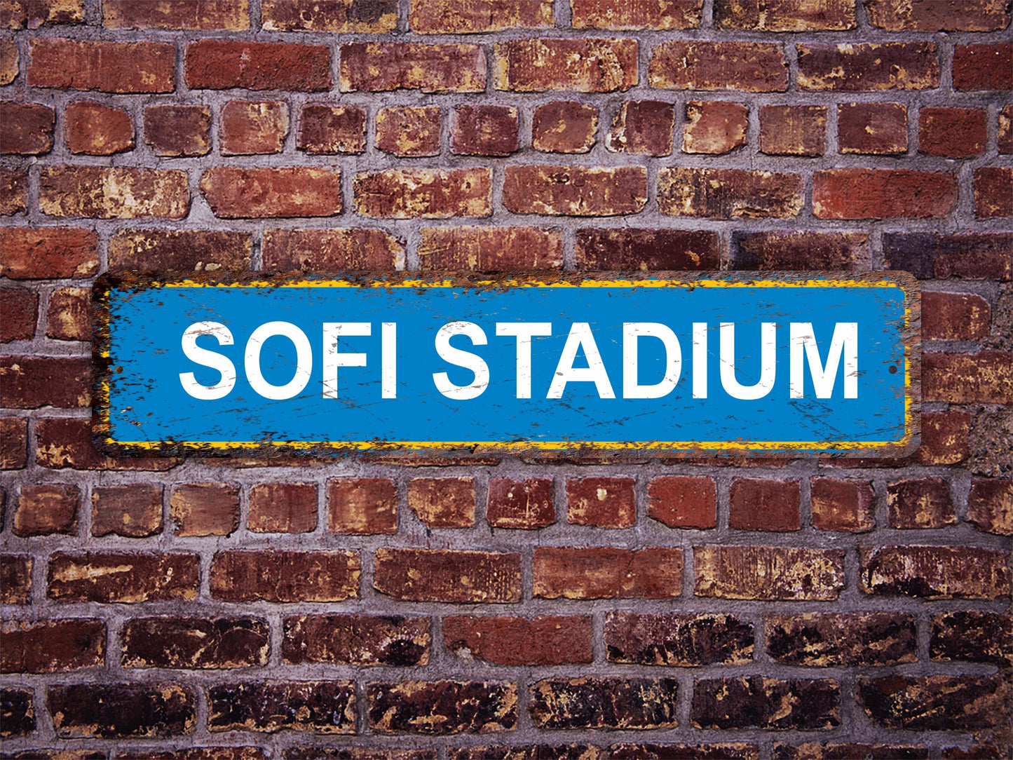 Sofi Stadium Street Sign Los Angeles Chargers Rams Football