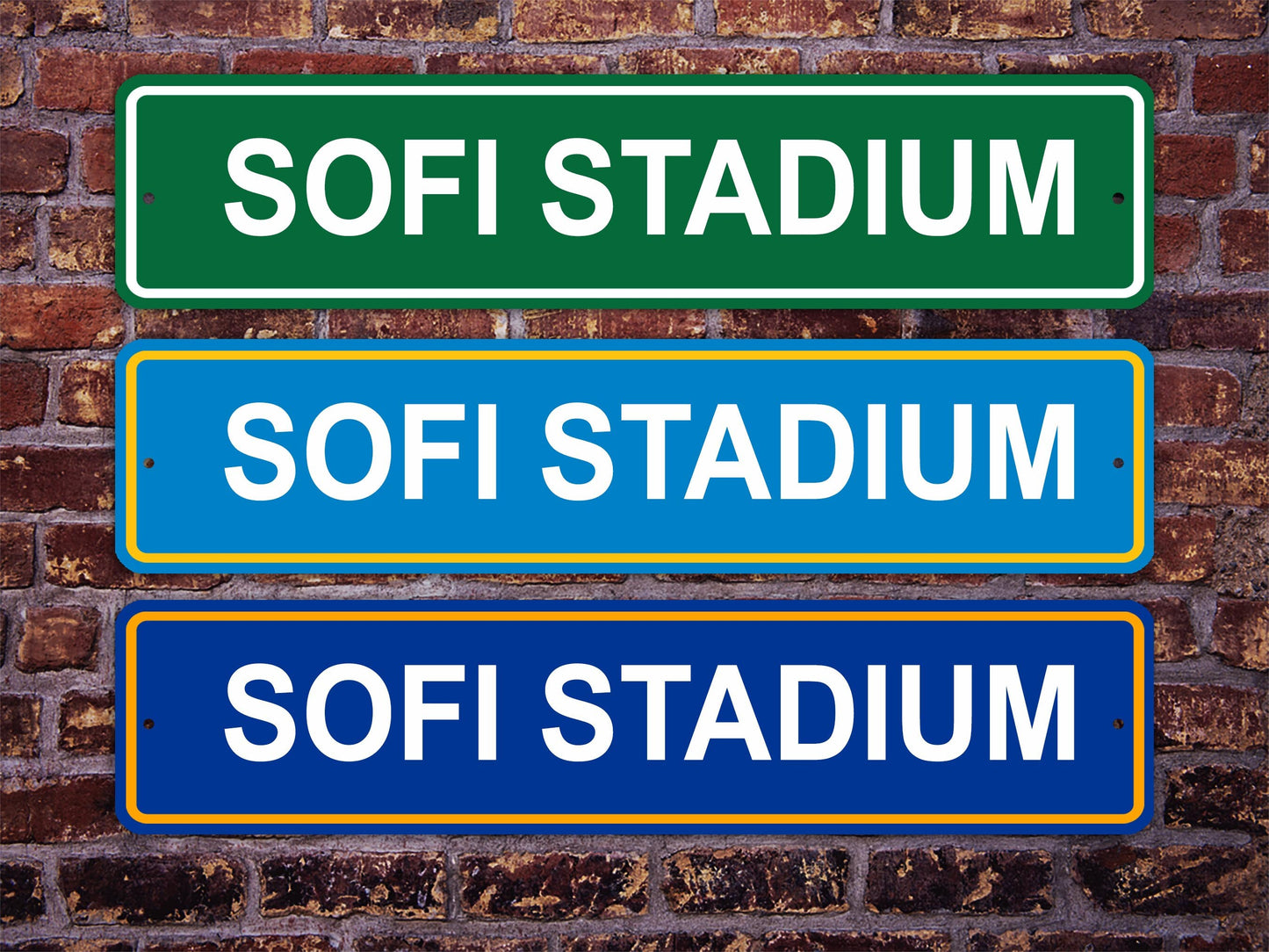 Sofi Stadium Street Sign Los Angeles Chargers Rams Football