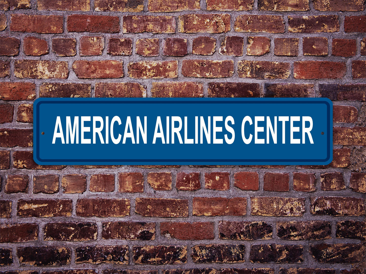 American Airlines Center Street Sign Dallas Mavericks Basketball