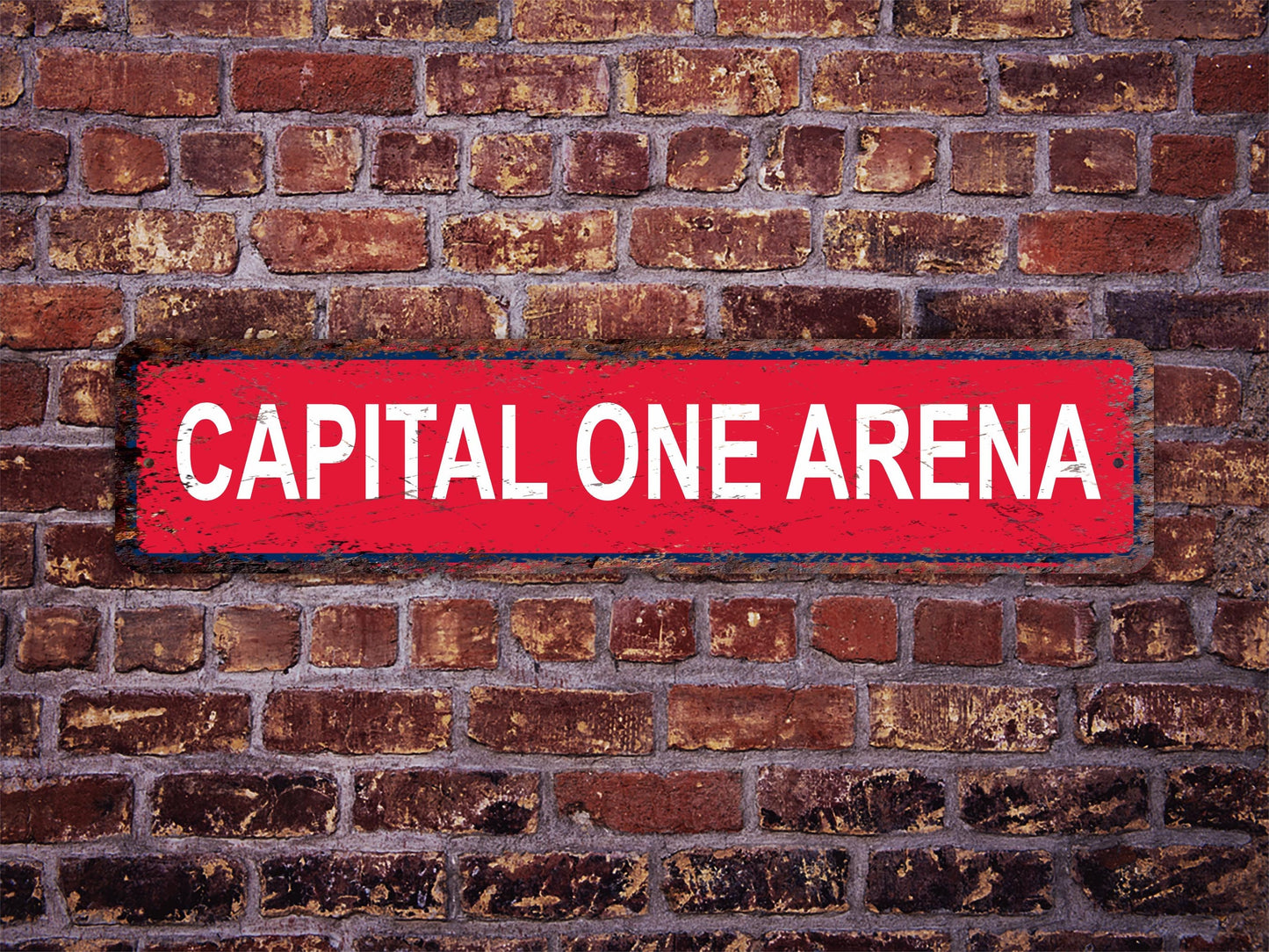 Capital One Arena Street Sign Washington Wizards Basketball