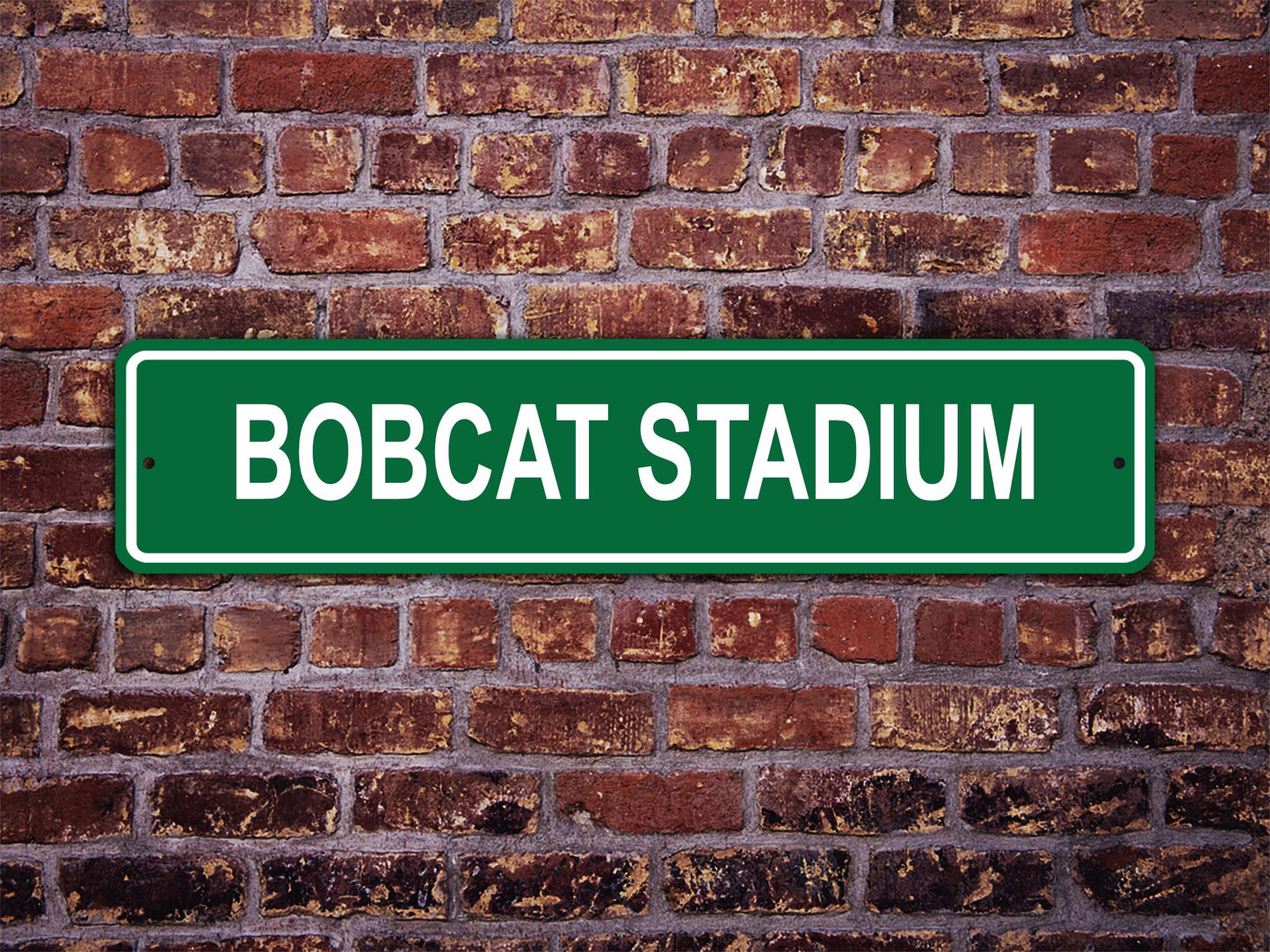 Bobcat Stadium Street Sign Texas State Bobcats Football