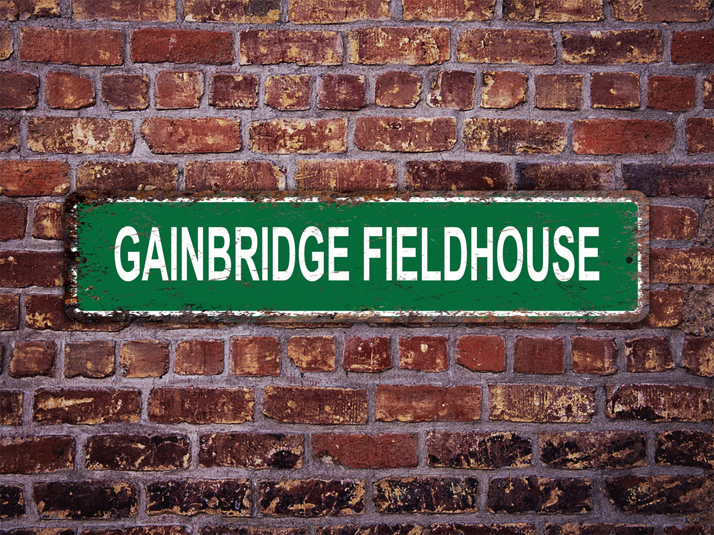 Gainbridge Fieldhouse Street Sign Indiana Pacers Basketball