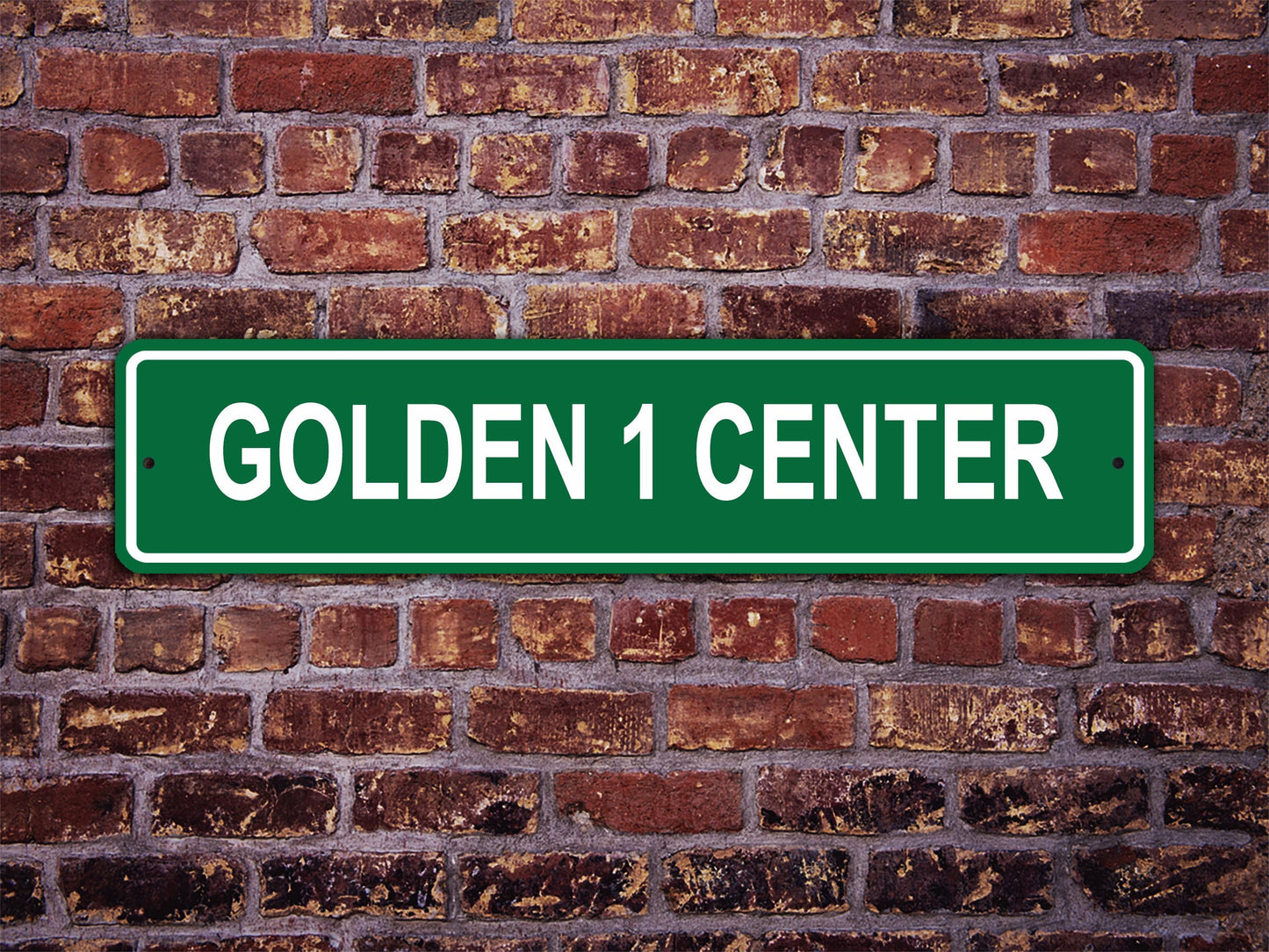 Golden 1 Center Street Sign Sacramento Kings Basketball