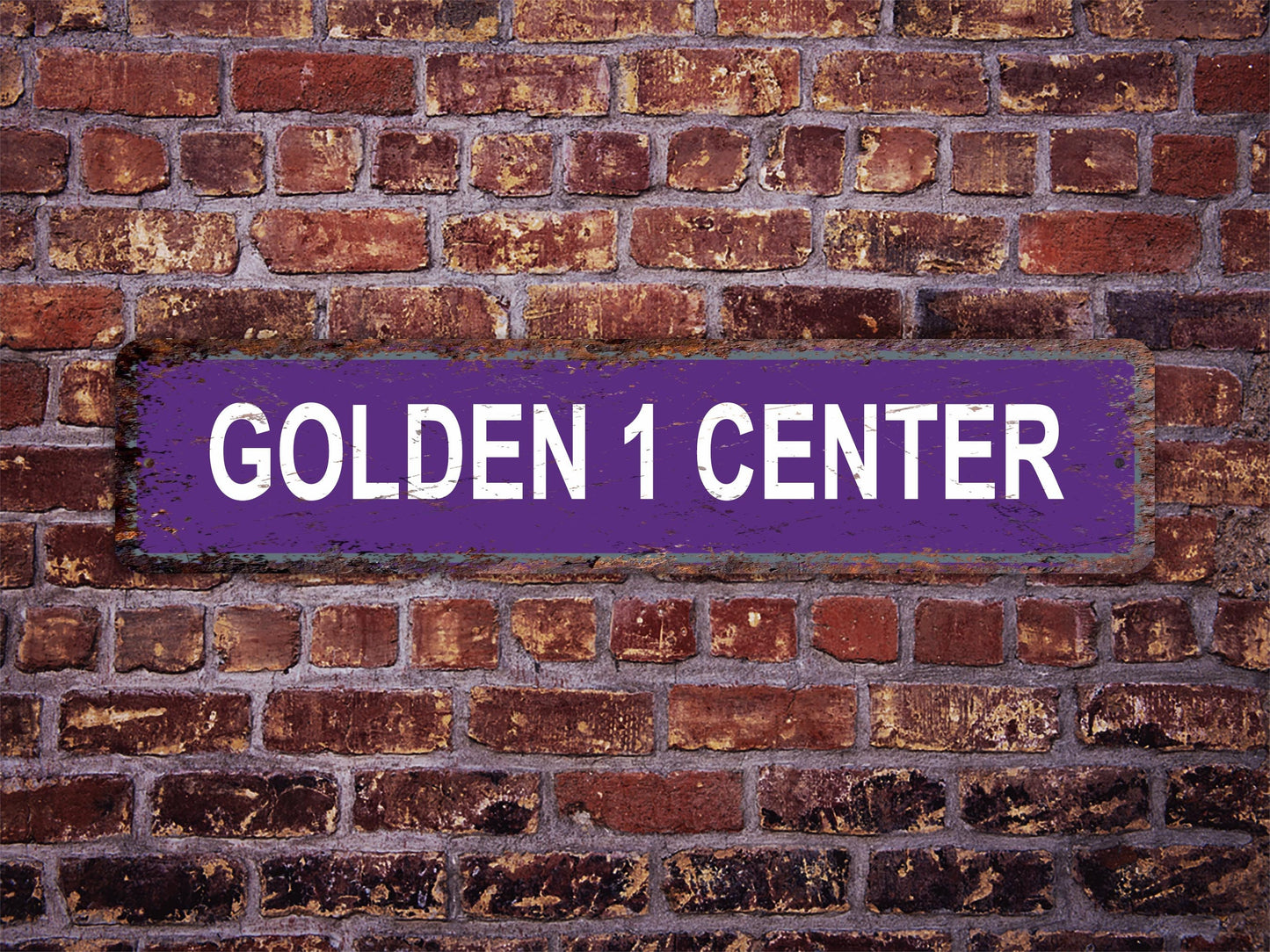 Golden 1 Center Street Sign Sacramento Kings Basketball