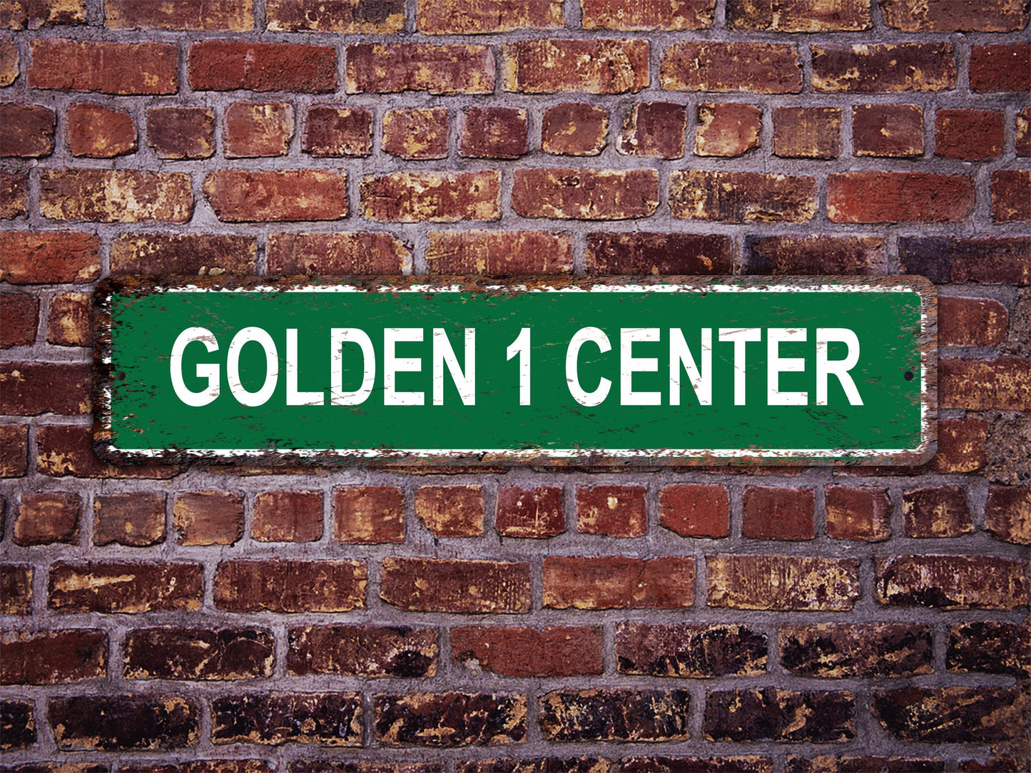 Golden 1 Center Street Sign Sacramento Kings Basketball