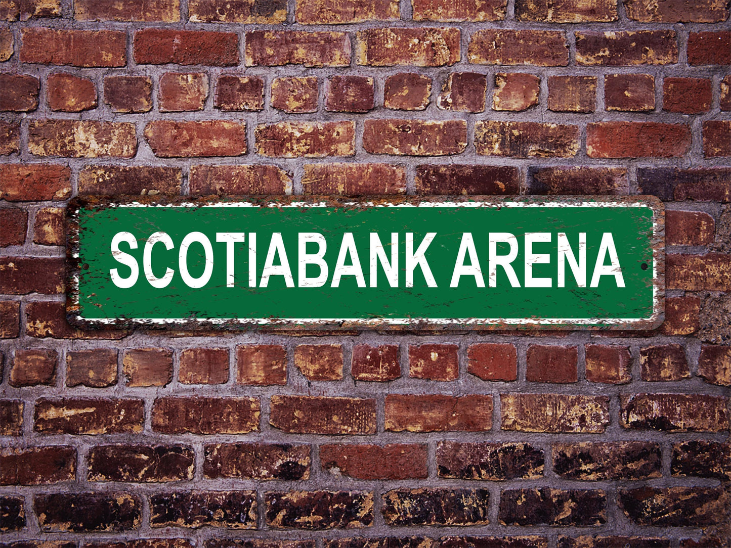 Scotiabank Arena Street Sign Toronto Raptors Basketball