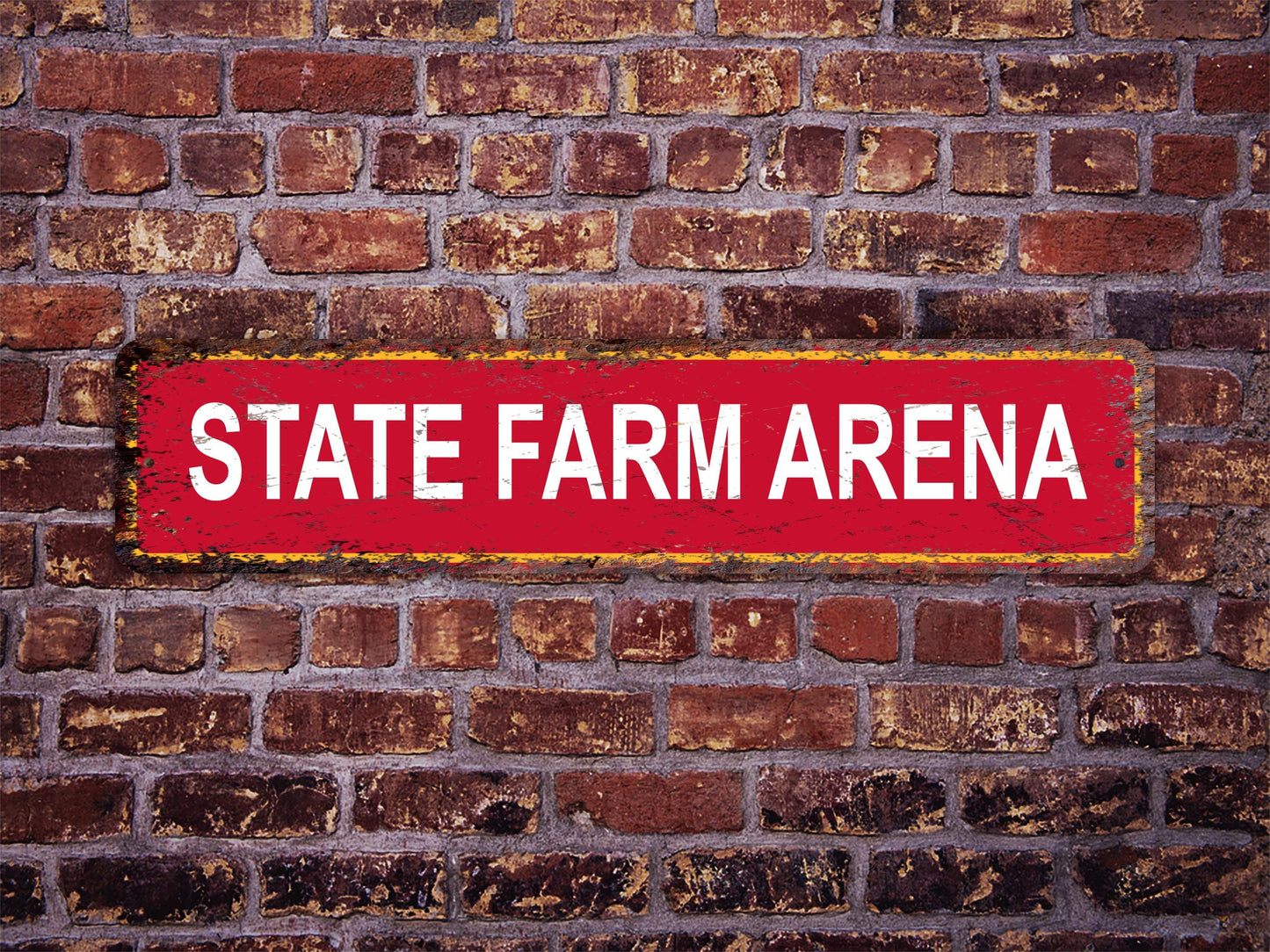 State Farm Arena Street Sign Atlanta Hawks Basketball