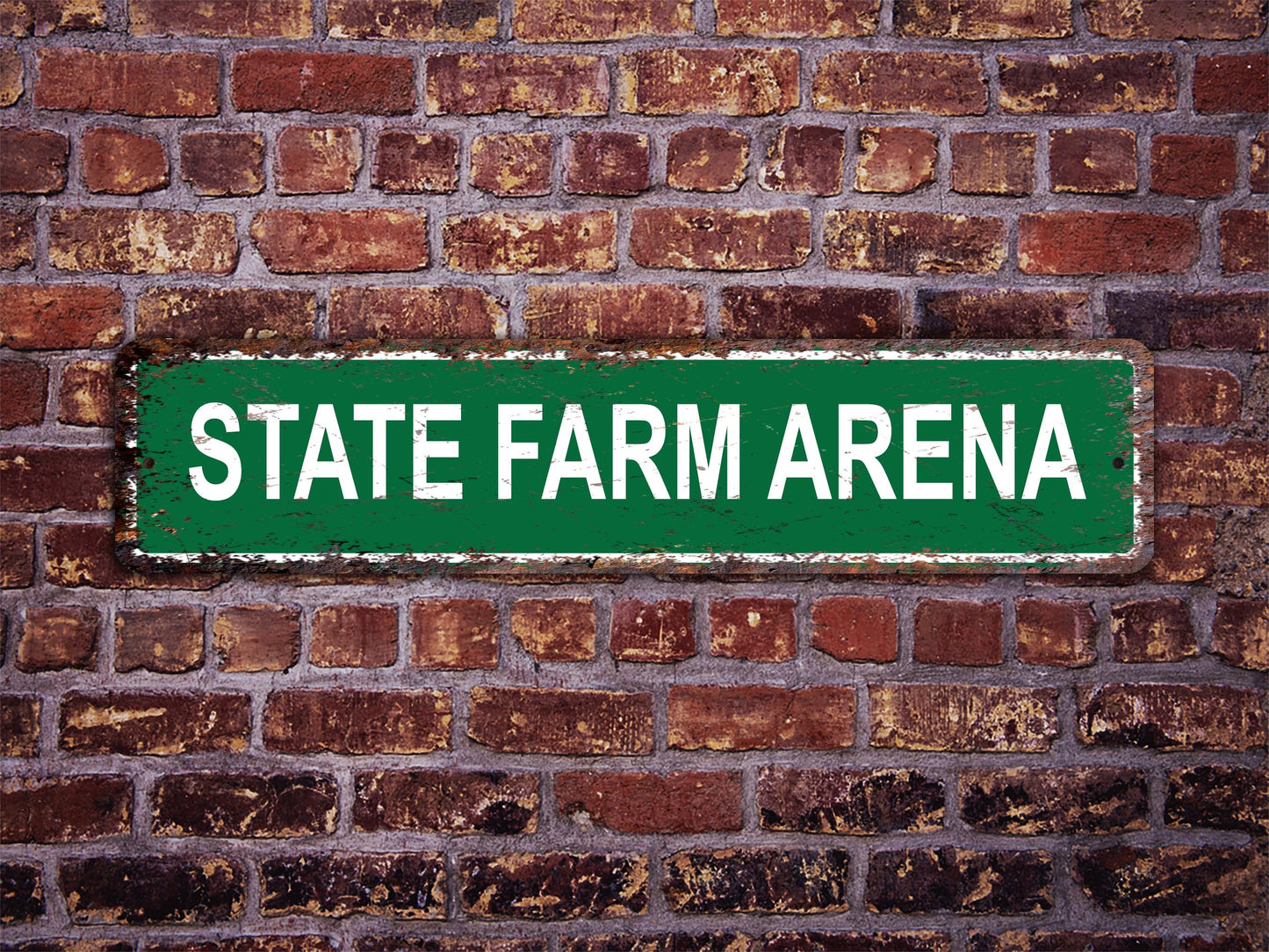 State Farm Arena Street Sign Atlanta Hawks Basketball