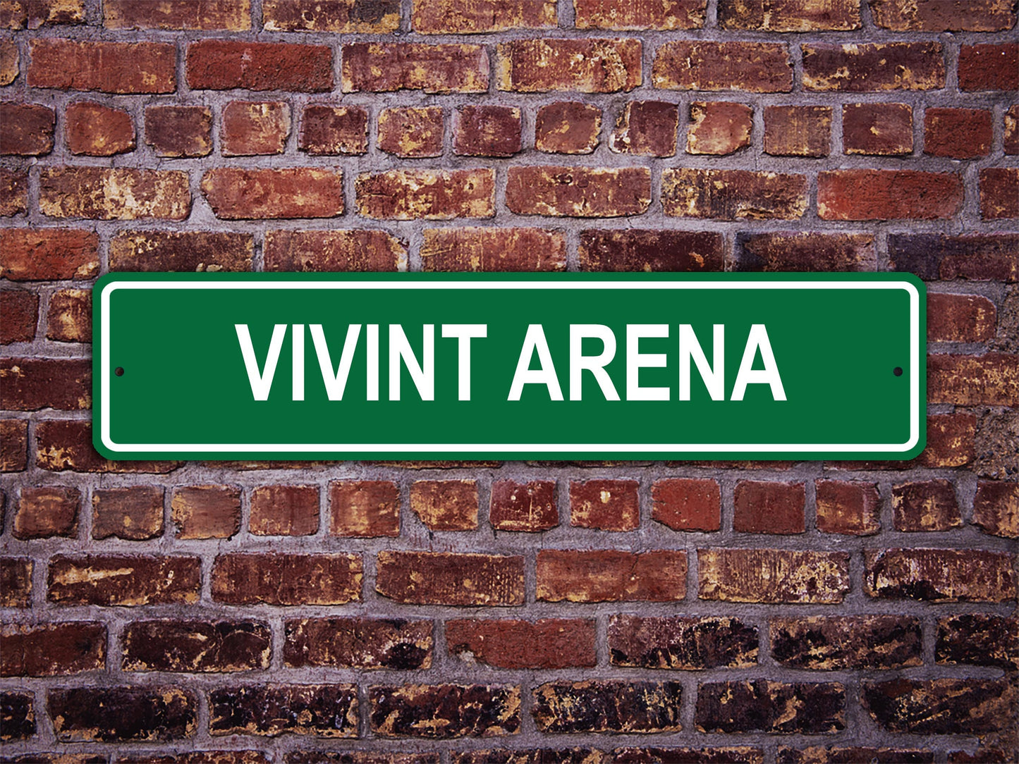 Vivint Arena Street Sign Utah Jazz Basketball