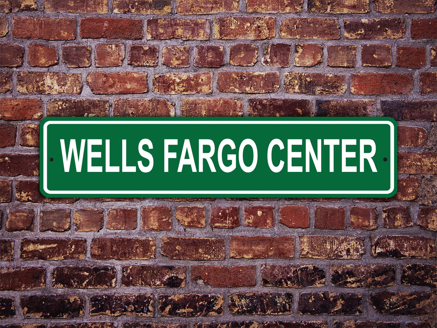 Wells Fargo Center Street Sign Philadelphia 76ers Basketball