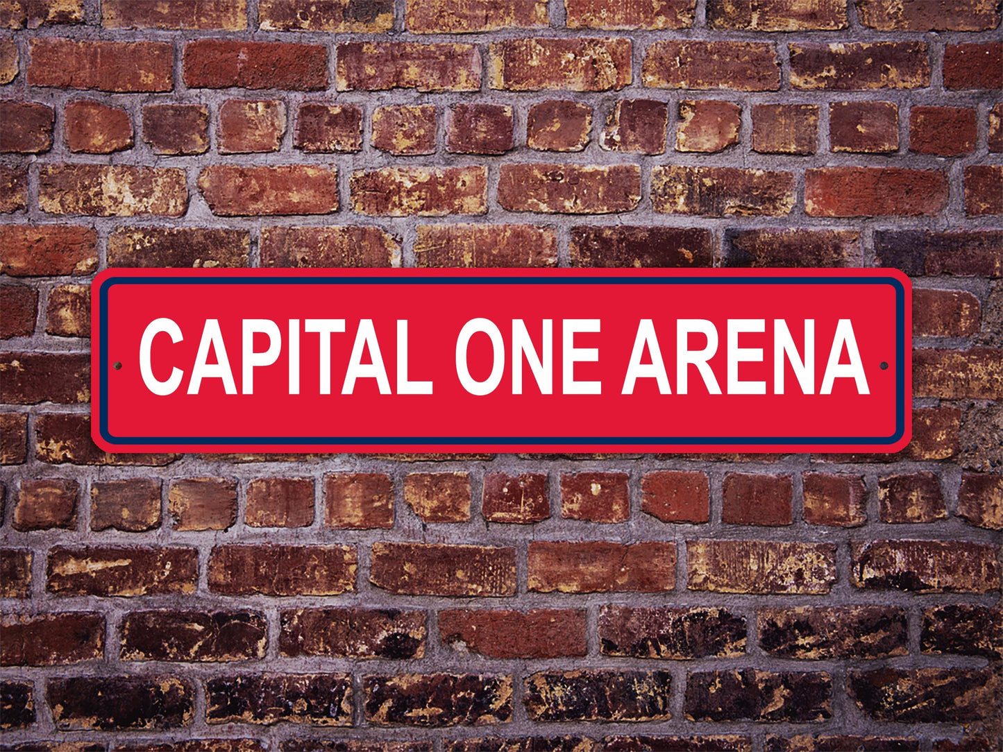 Capital One Arena Street Sign Washington Wizards Basketball